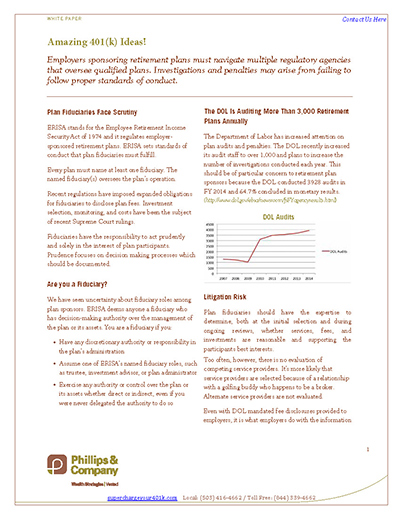 Amazing 401(k) Ideas