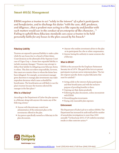 Smart 401(k) Management